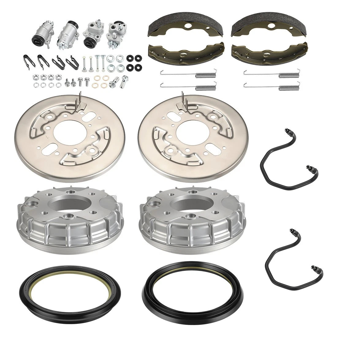 Front Brake Drum Shoes Kit for Honda FourTrax 300 4X4 TRX300FW (1995–2000)