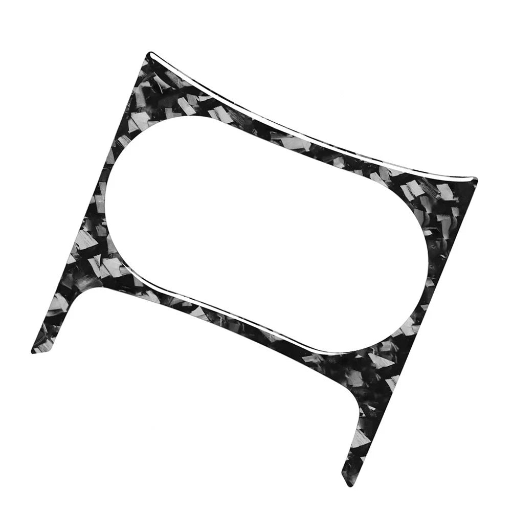 Forged Pattern Center Console Water Cup Holder Panel Cover Trim For Audi Q5 SQ5