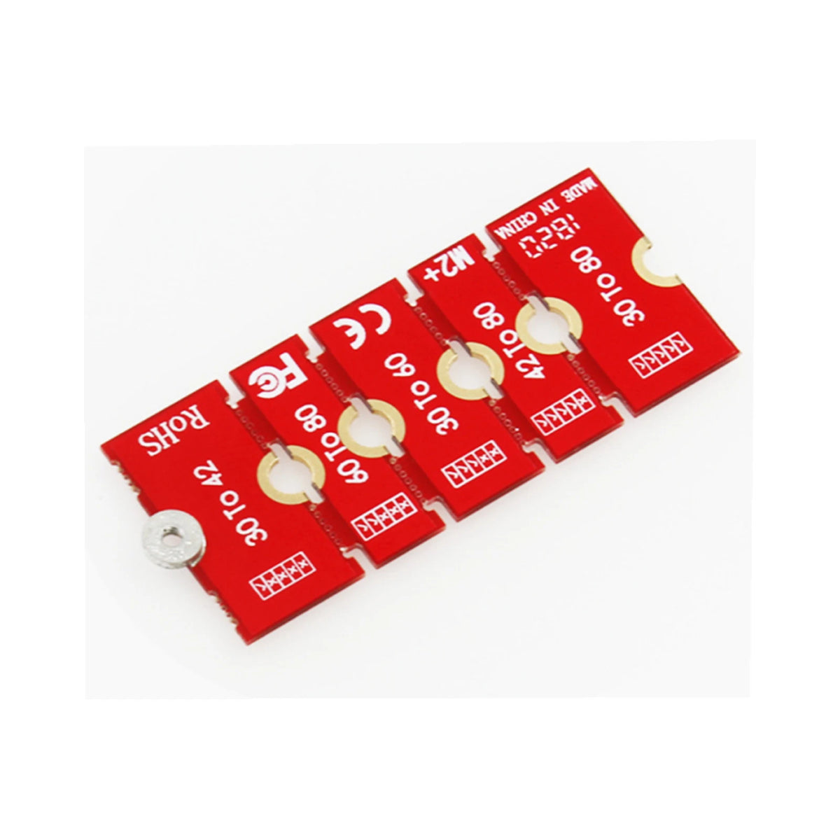 M.2 NVMe SSD Extension Converter Bracket for Various Lengths (2230–2280)