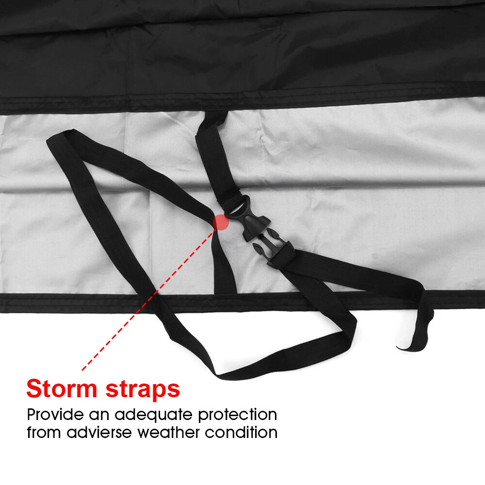 Lawn Mower Tractor Cover Waterproof UV Dust Rain Snow Wind Protector