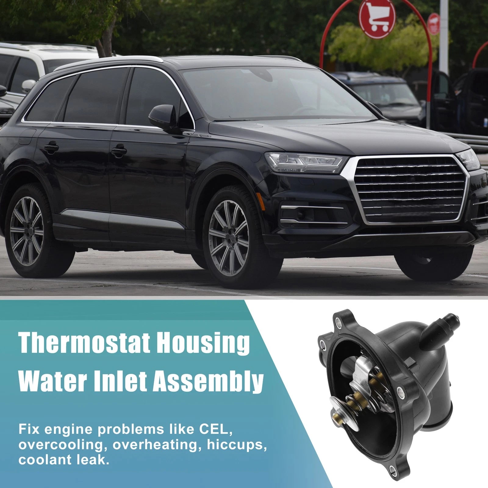 Thermostat Housing Assembly Replacement for Volkswagen (2009–2018)