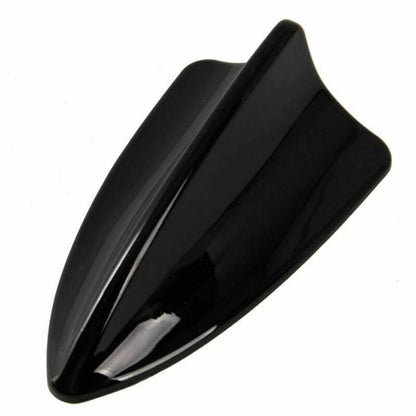 Shark Fin Roof Antenna for Universal Fitment (Black ABS Plastic)