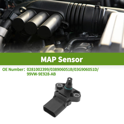 MAP Sensor No.0281002399 for Audi A3 1.4 TFSI (2007–2012)