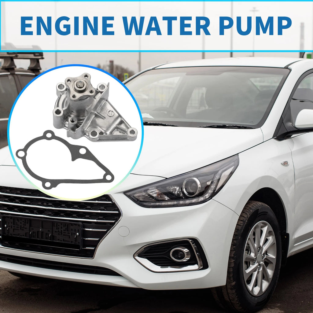 Water Pump with Gasket for Hyundai Accent (1996–2011) Replacement OEM