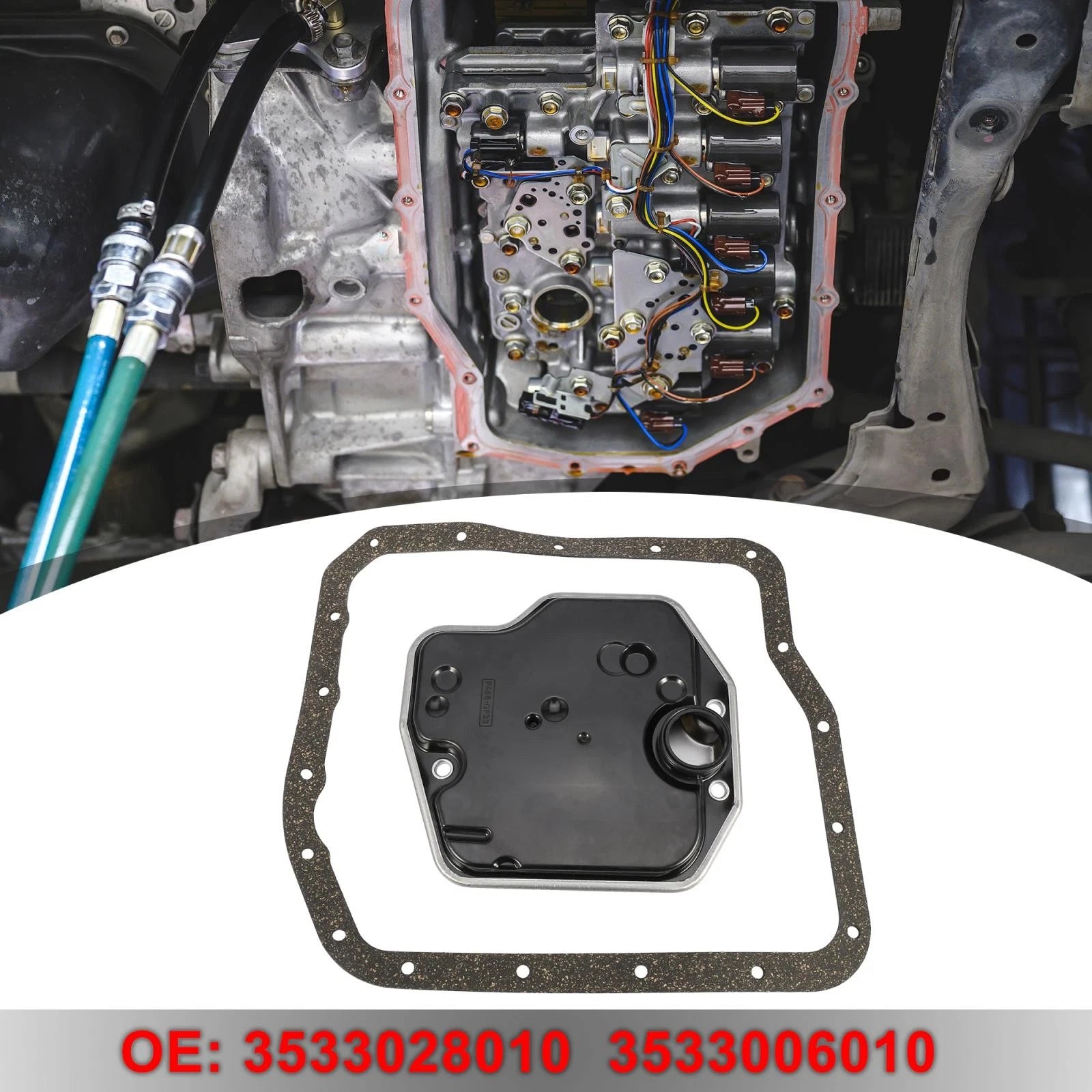 Automatic Transmission Filter Oil Pan Gasket Kit for Toyota Camry (2007–2011)