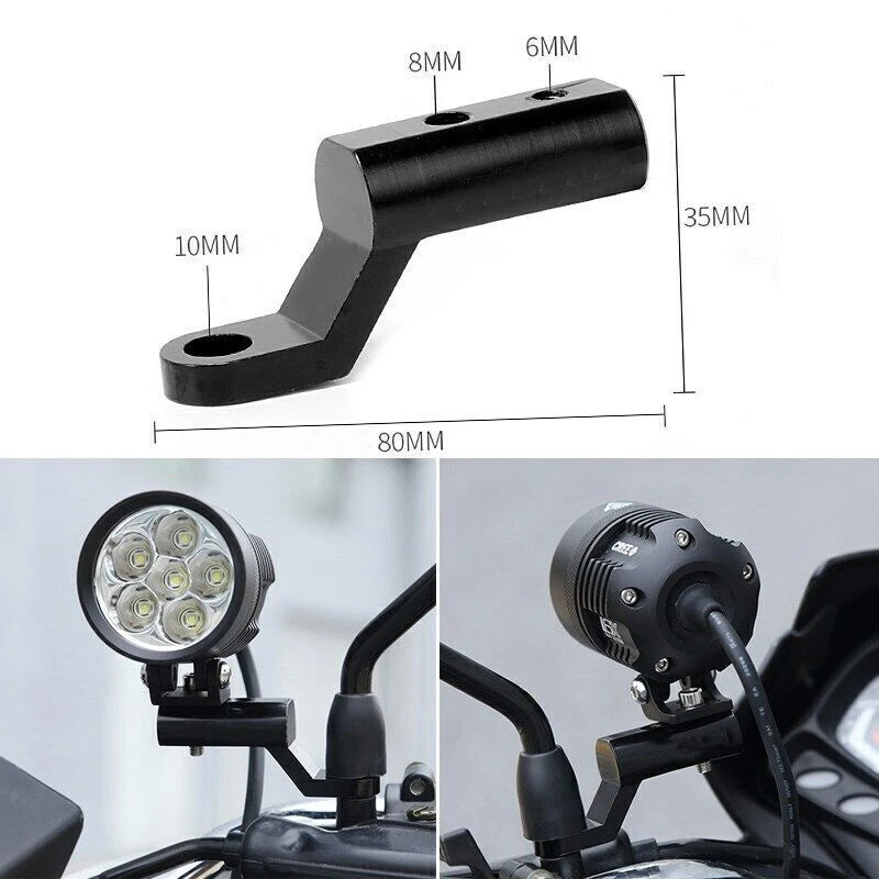 M6/M8 Mirror Light Extenders for Yamaha Honda Suzuki (T9)