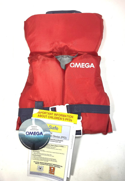 Set of 2 WaterBrands 40202 Omega Infant Type II Ski Vests (Life Jackets)