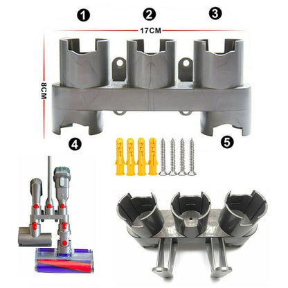 5 Holes Wall Mount Accessory Holder for Dyson V7 V8 V10 (2015–2021)