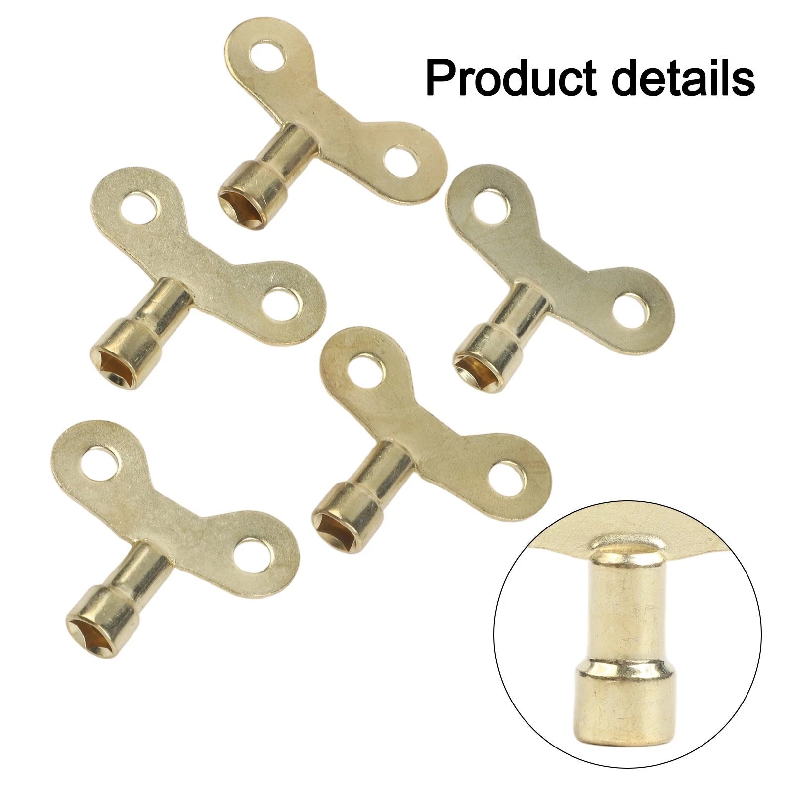 Compact Metal Radiator Bleed Keys for Heaters (No Tools Needed)