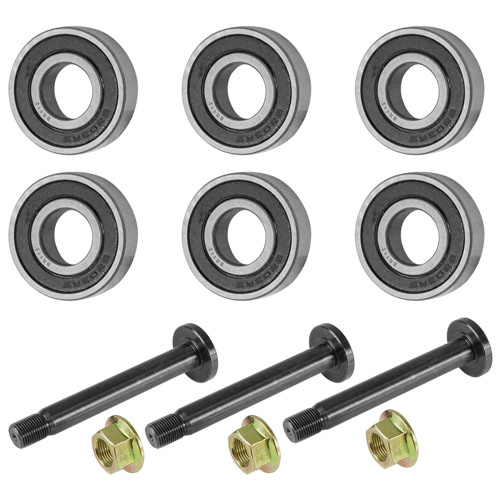 Spindle Shaft and Bearings Replacement for Toro MX5000 and 6050 (3x)