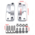 Chrome Front Fender Relocator Kit for Harley Touring FLHT FLHR (2003–2013)