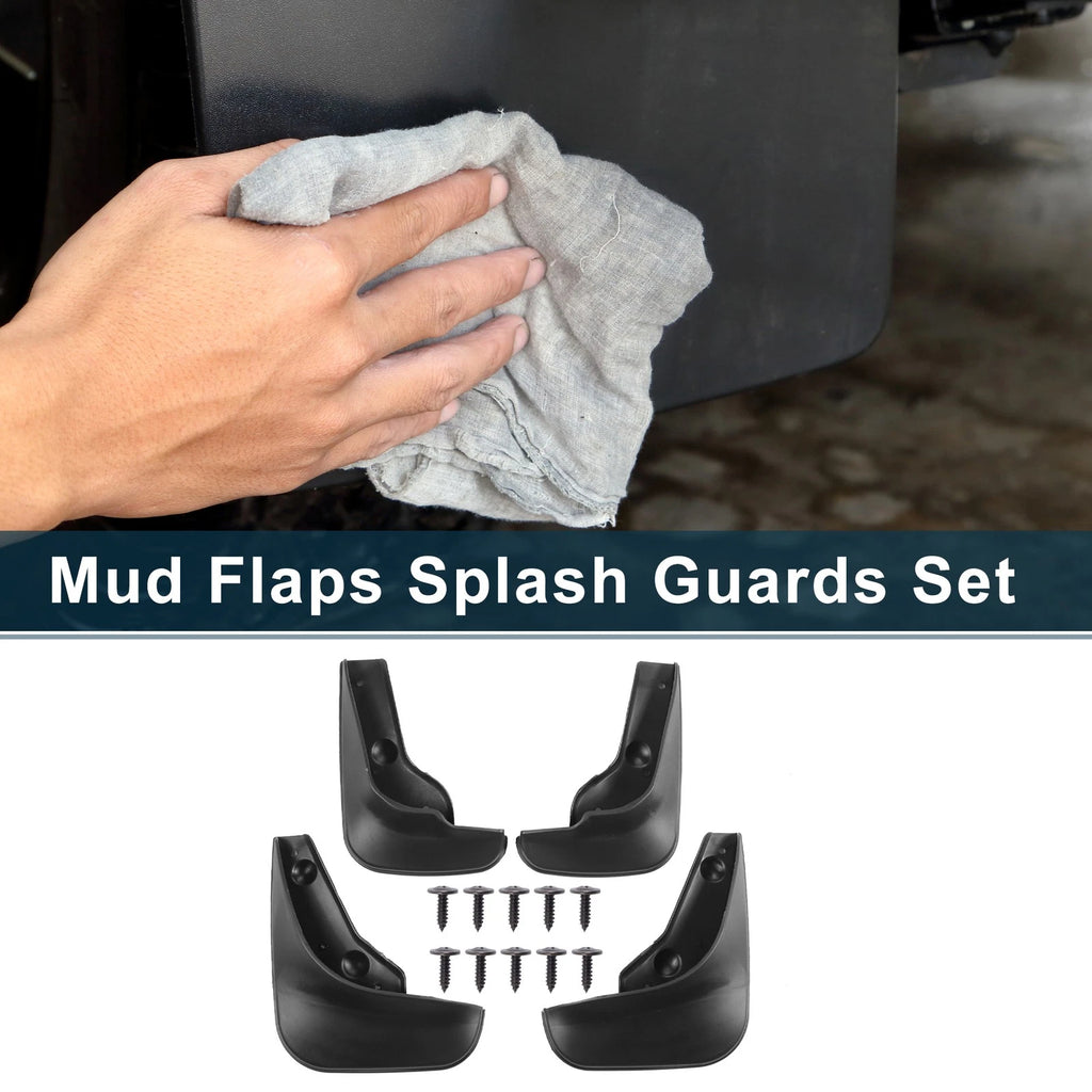 Set of 4 Mud Flaps Splash Guards for Suzuki Swift (2005–2010)