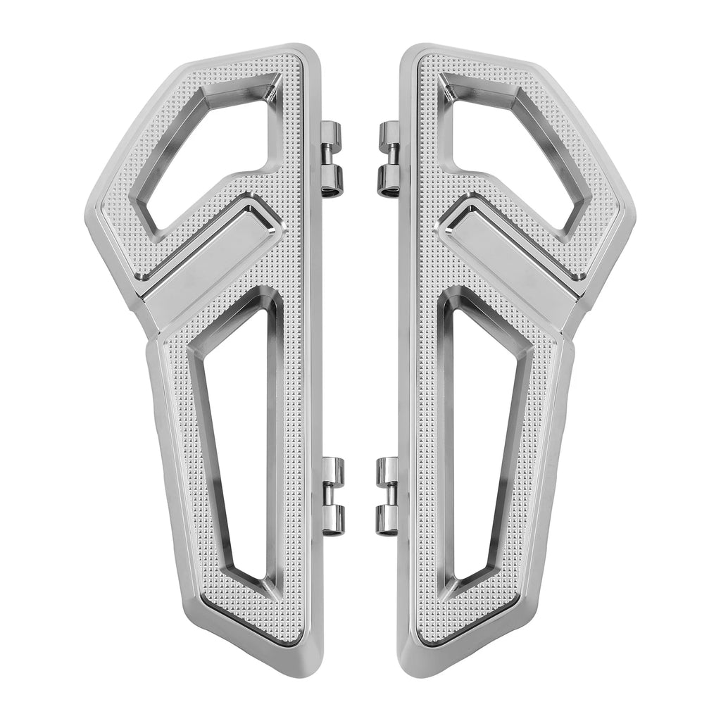 Front Driver Floorboard Kit for Harley Touring Road Glide (2000–2024) Chrome