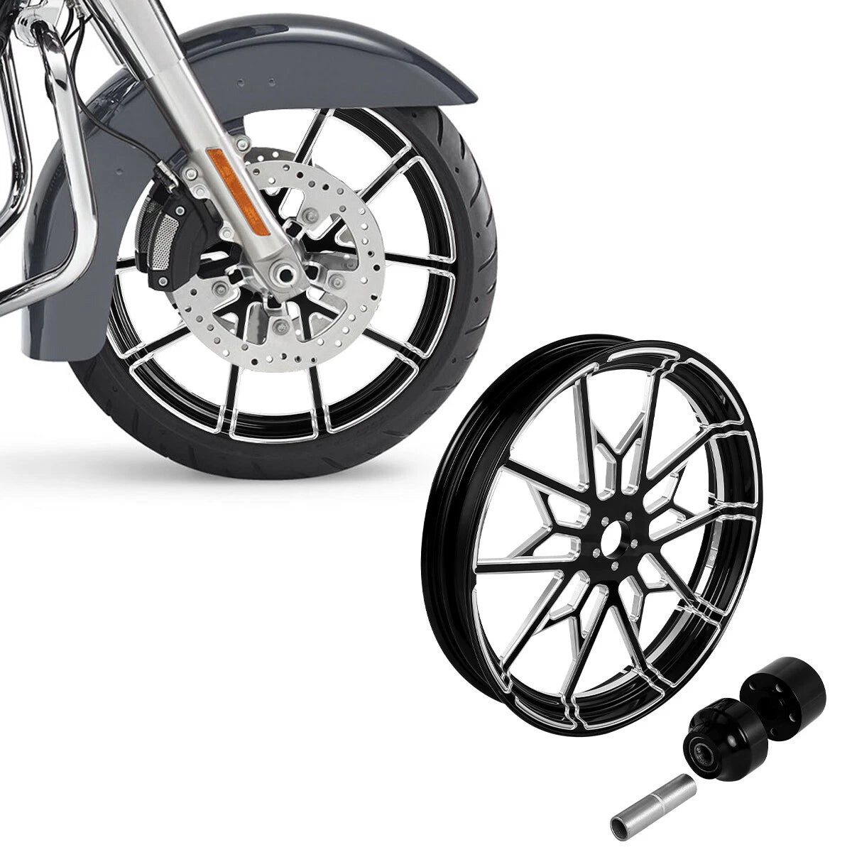 21" Front Wheel Rim for Harley Touring Glide (2008–2013)