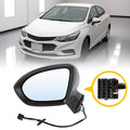 Left Side Door Mirror 3 Pin Replacement for Chevy Cruze 2016–2019