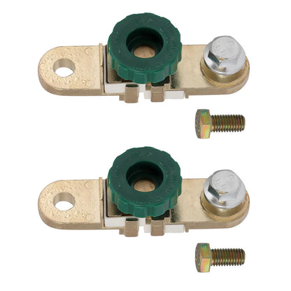 2X Side Post Terminal Battery Disconnect Switch for Auto (12V 125A)
