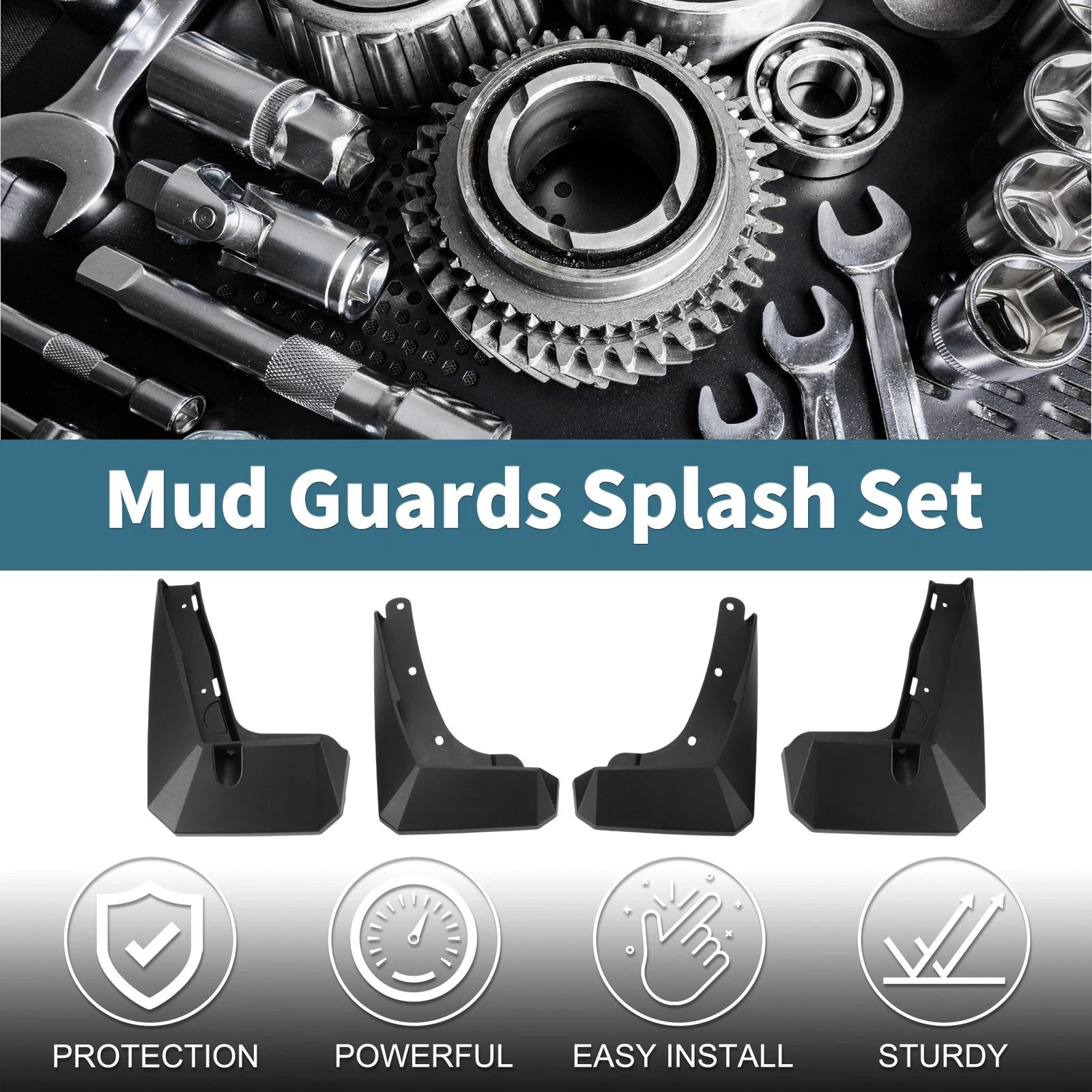 Mud Flaps Splash Guards 1 Set for Toyota Innova (2022–2023)