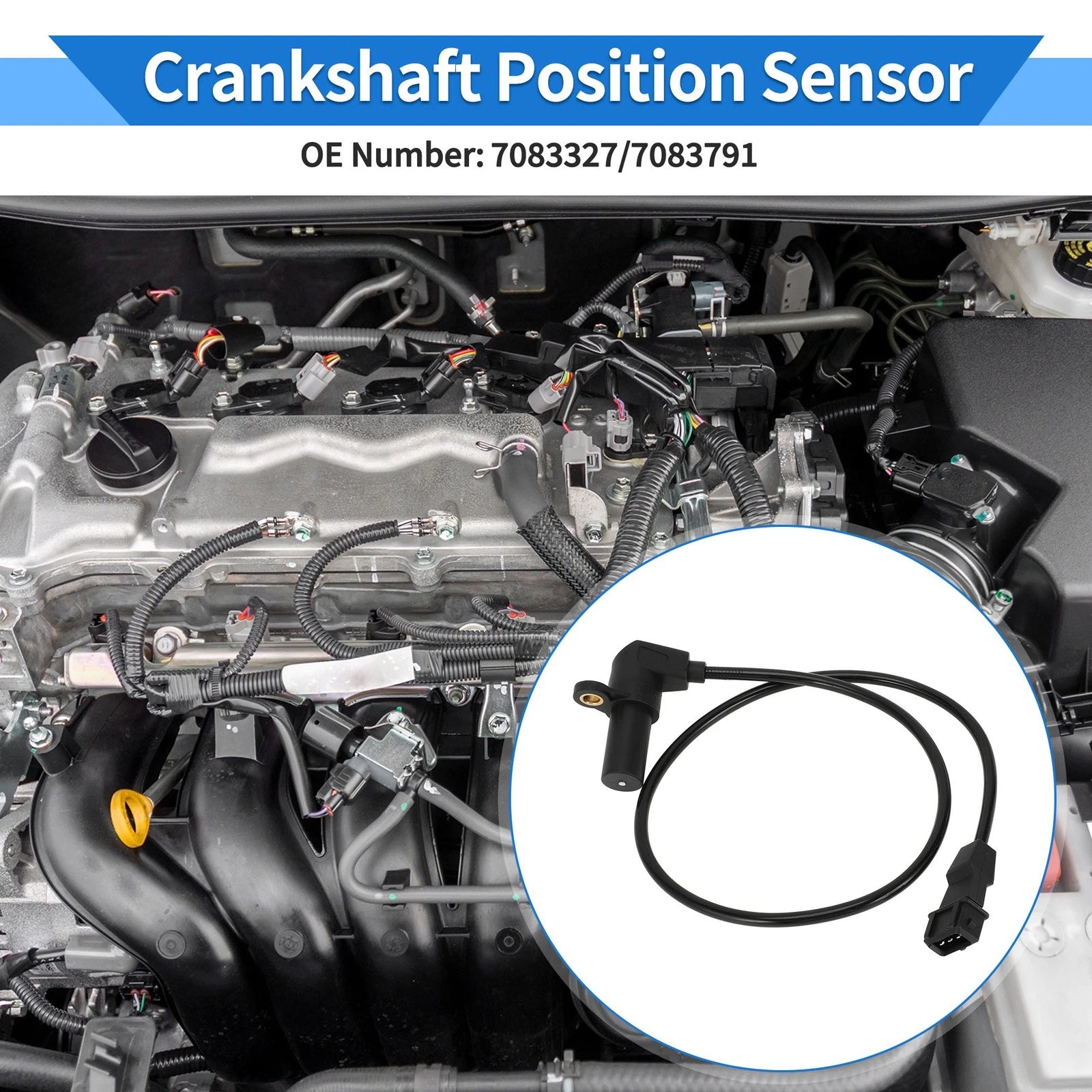 Crankshaft Position Sensor Replacement for Chevrolet Tornado 1.8L (2004–2011)