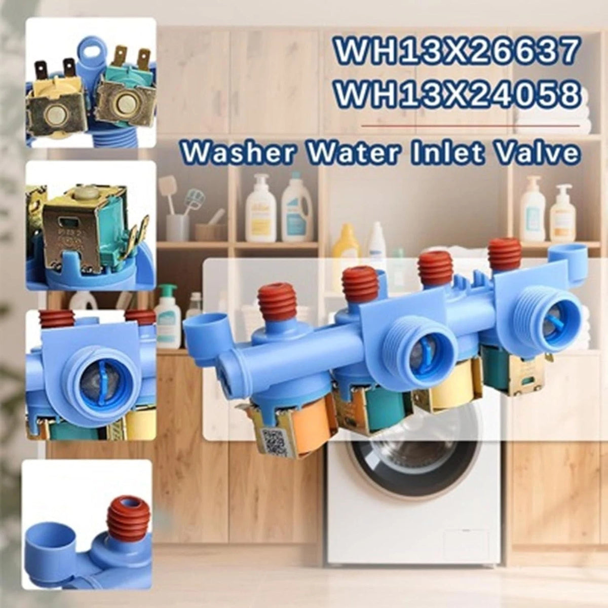 Water Inlet Valve for Standard Washer Models (120V)