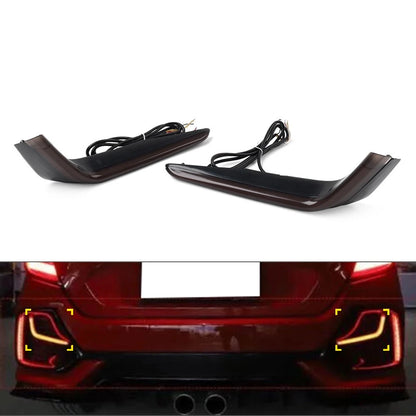 Rear Bumper Brake Signal Tail Lights for Honda Civic Hatchback (2017–2021)