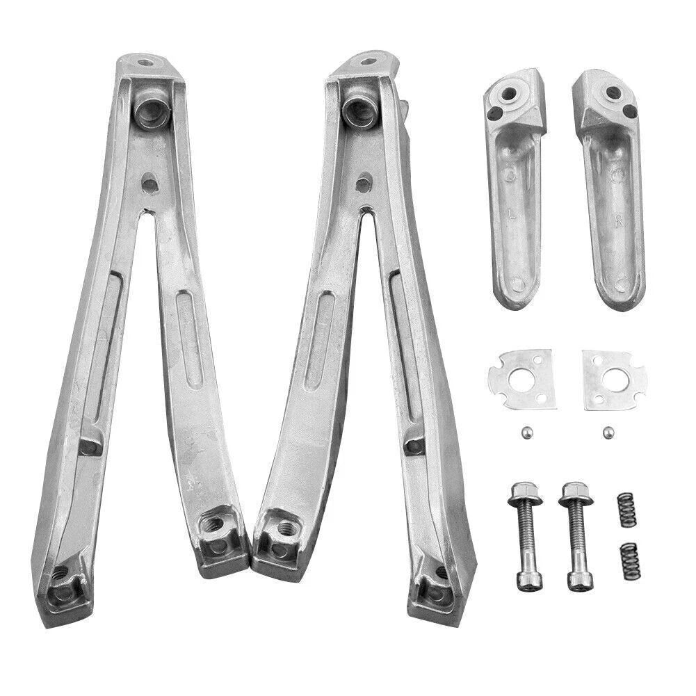 Passenger Rear Footrests Footpegs Brackets for Yamaha YZF R1 (2004–2008)