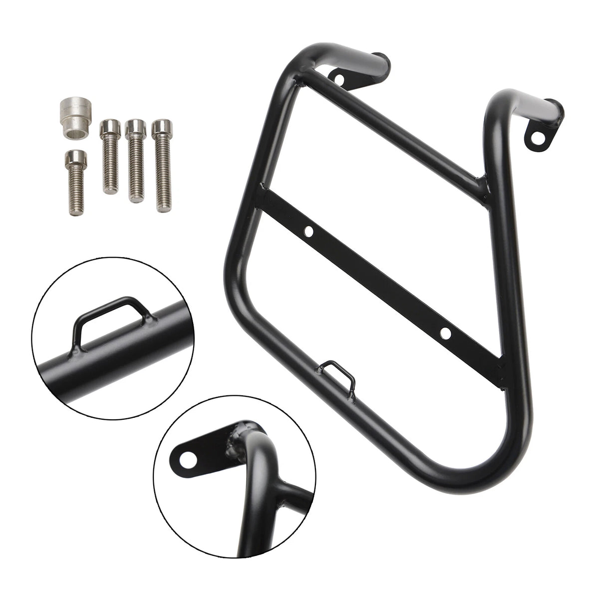 Luggage Rack Side Saddle Bag Mount Bracket Left for Kawasaki KLX230 (2021–2023)