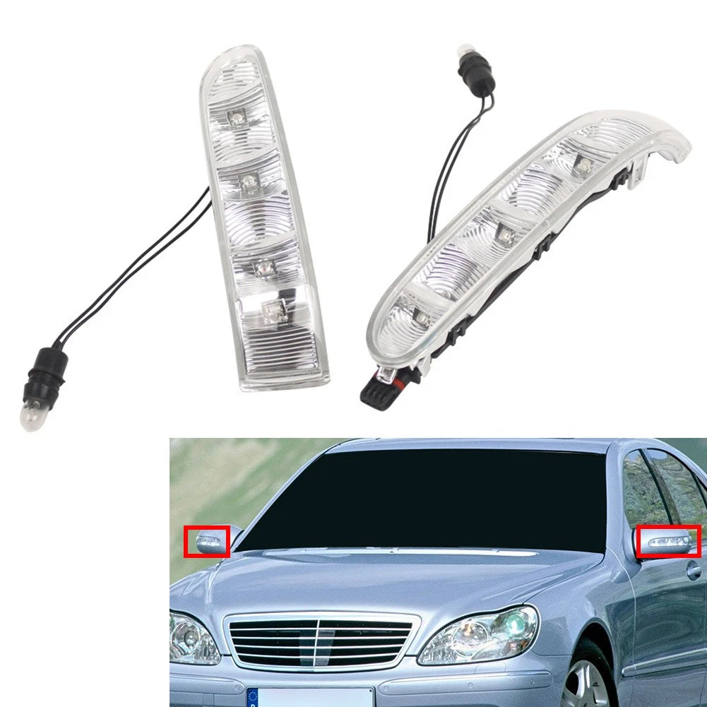 Door Side Mirror Turn Signal Light For Benz S CL Class W220 W215 2003-2006