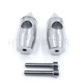 2 1/4" Chrome Spike Handlebar Risers for Harley Softail Dyna Sportster (Custom)