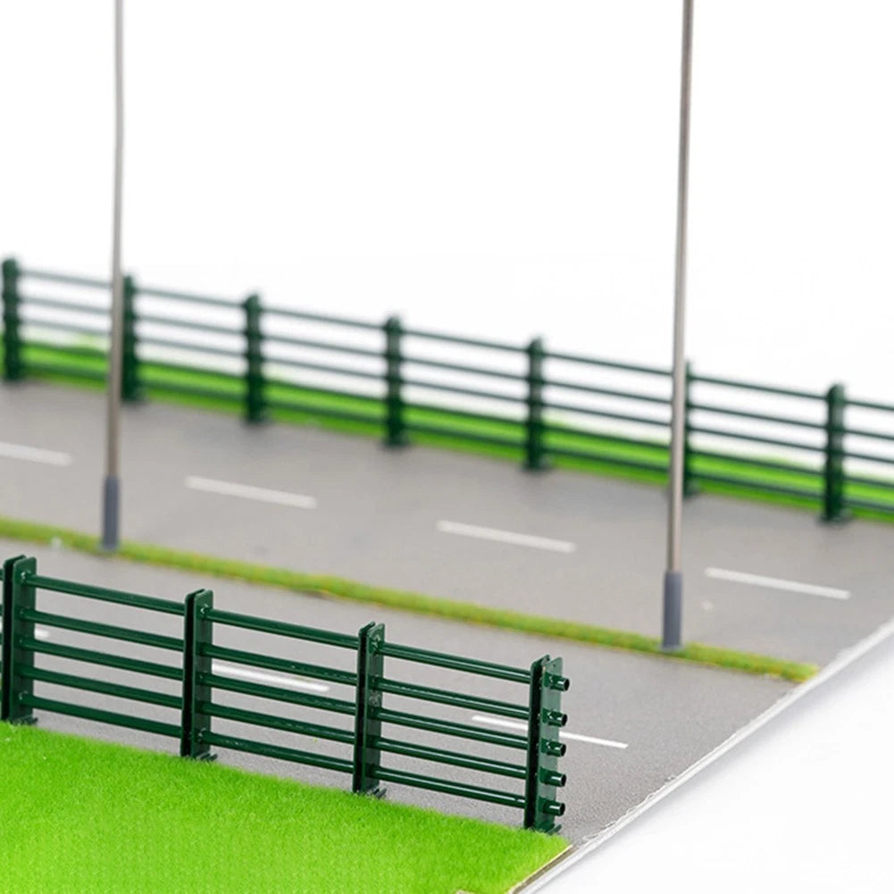 Road Guardrail Set for HO OO Scale Train and Garden Scenes