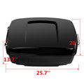 Trunk & 2 Up Mount Rack for Harley Touring Electra Road Glide (2014–Present)