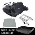 Chopped Trunk Backrest Pad for Harley Touring Road Glide (2014–2026)
