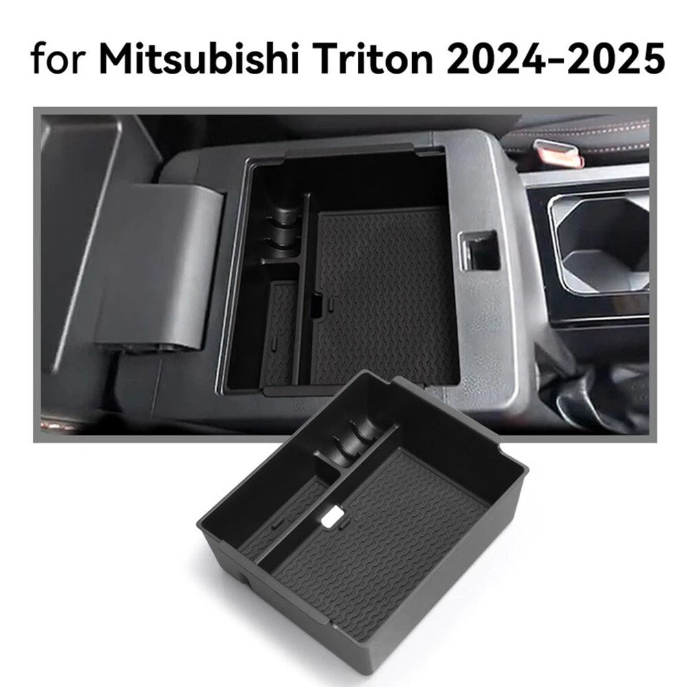 Car Storage Box Central Armrest Tray for Mitsubishi Triton (2024–2025)