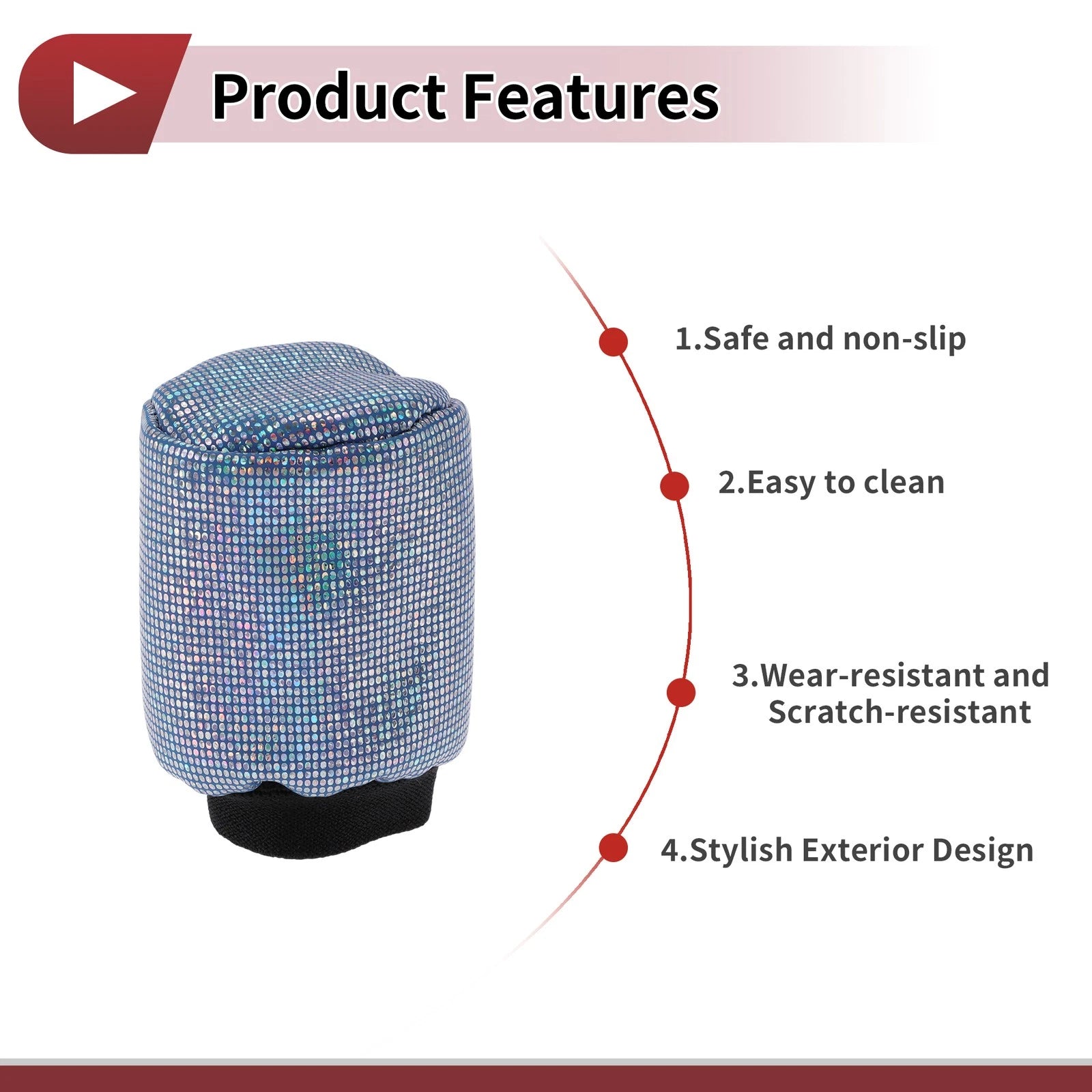 Rhinestone Gear Knob Protector for Universal Cars