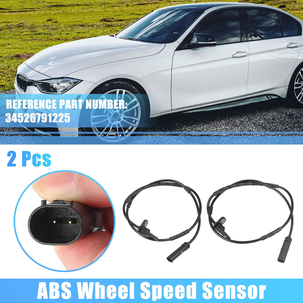 Rear Left Right ABS Wheel Speed Sensor Pair for BMW 228i (2014–2021)