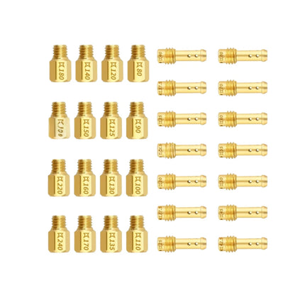 Set of 16 Main + 14 Idle Fuel Injectors for Mikuni VM18-VM44