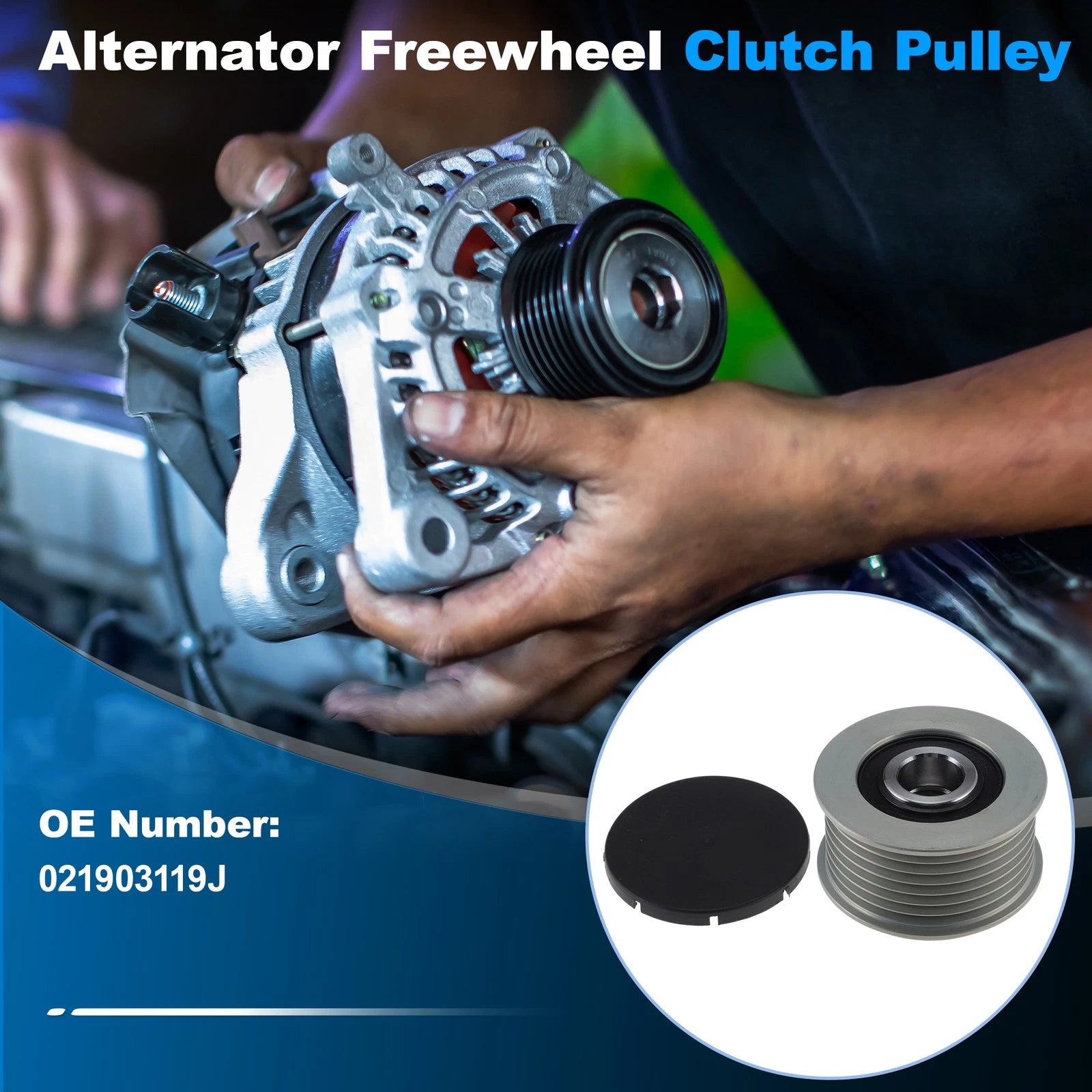 Alternator Freewheel Clutch Pulley for Audi Q7 (2007–2010)