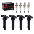 Ignition Coils & Spark Plug for Yamaha WaveRunner FX Cruiser FX1100 (2004–2008)