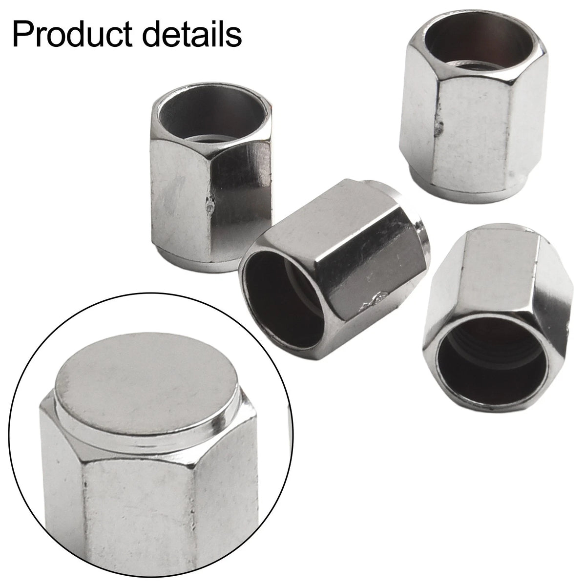 Silver Tire Valve Cap Set for Lexus Vehicles CT200h and More
