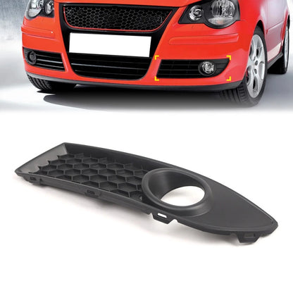 Left Front Bumper Fog Light Grille Cover for VW Polo (2005–2009)