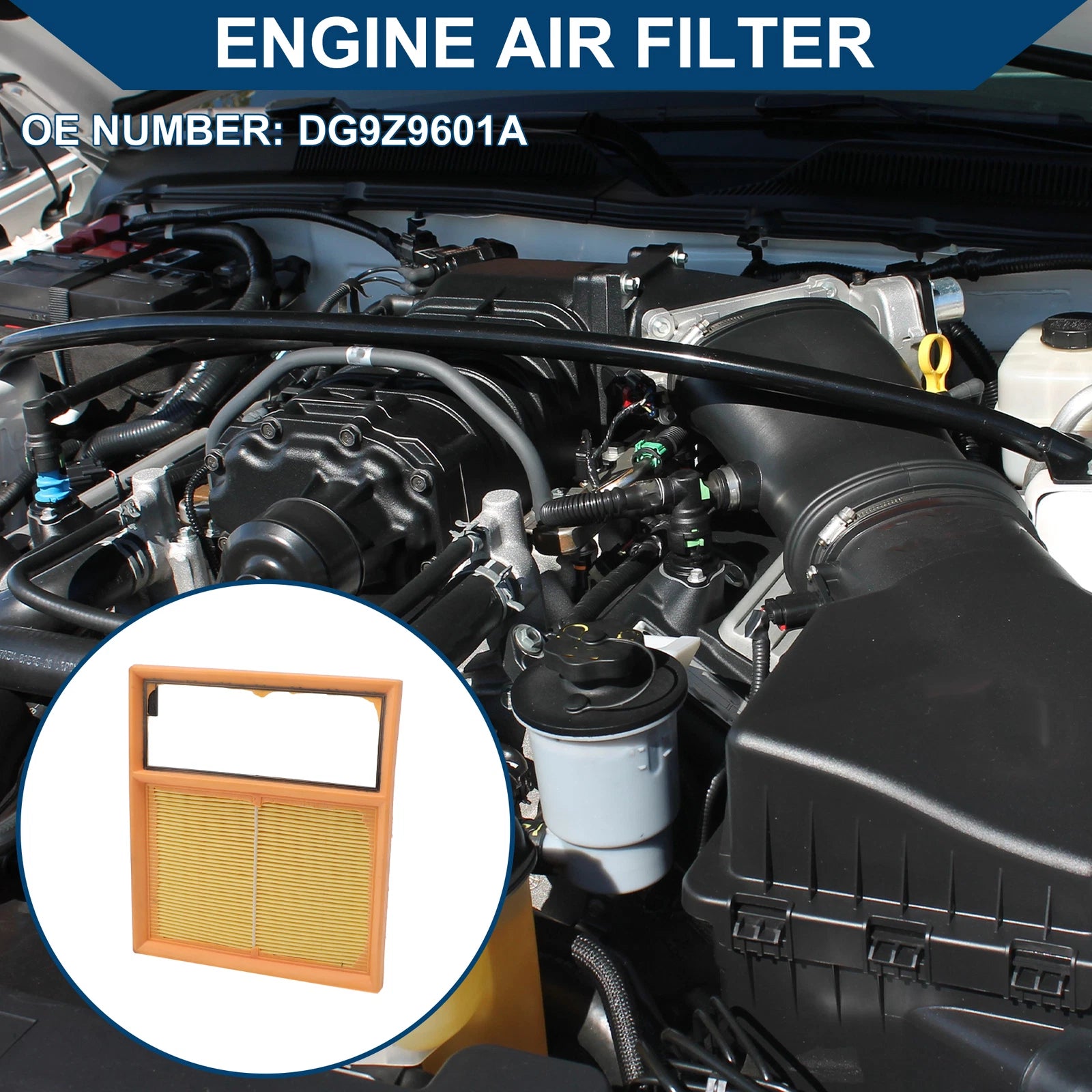 Car Engine Air Filter No.DG9Z9601A for Ford C-Max 2.0L (2013–2018)