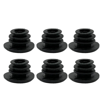 6PCS Rubber Handlebar End Grips 30mm for Scooter
