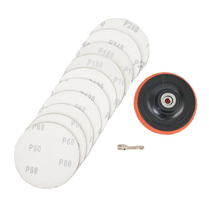 10X 4 Inch Sanding Discs with Backing Pad for M10