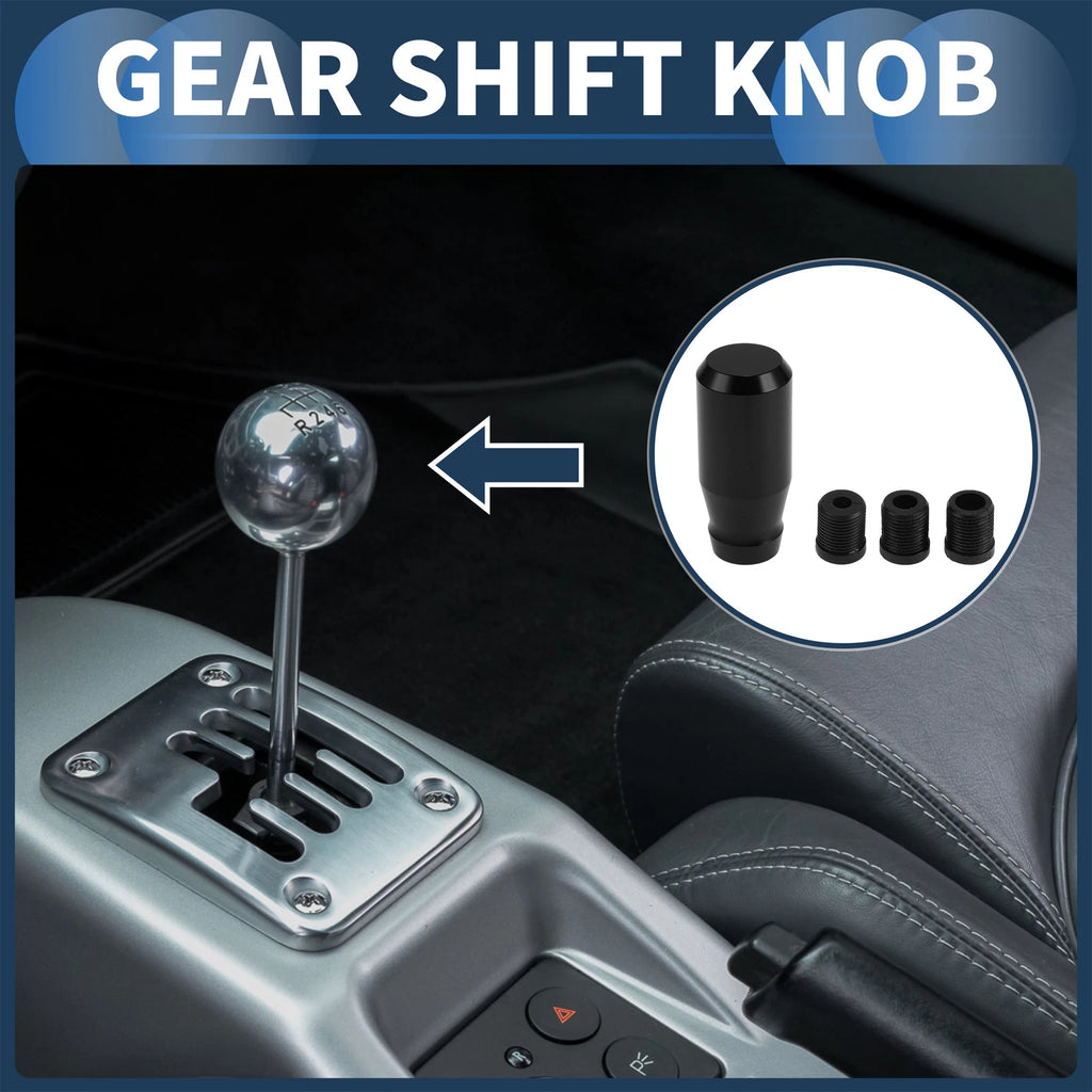 Shift Knob with 3 Adapters for Universal Fit (Automatic/Manual)
