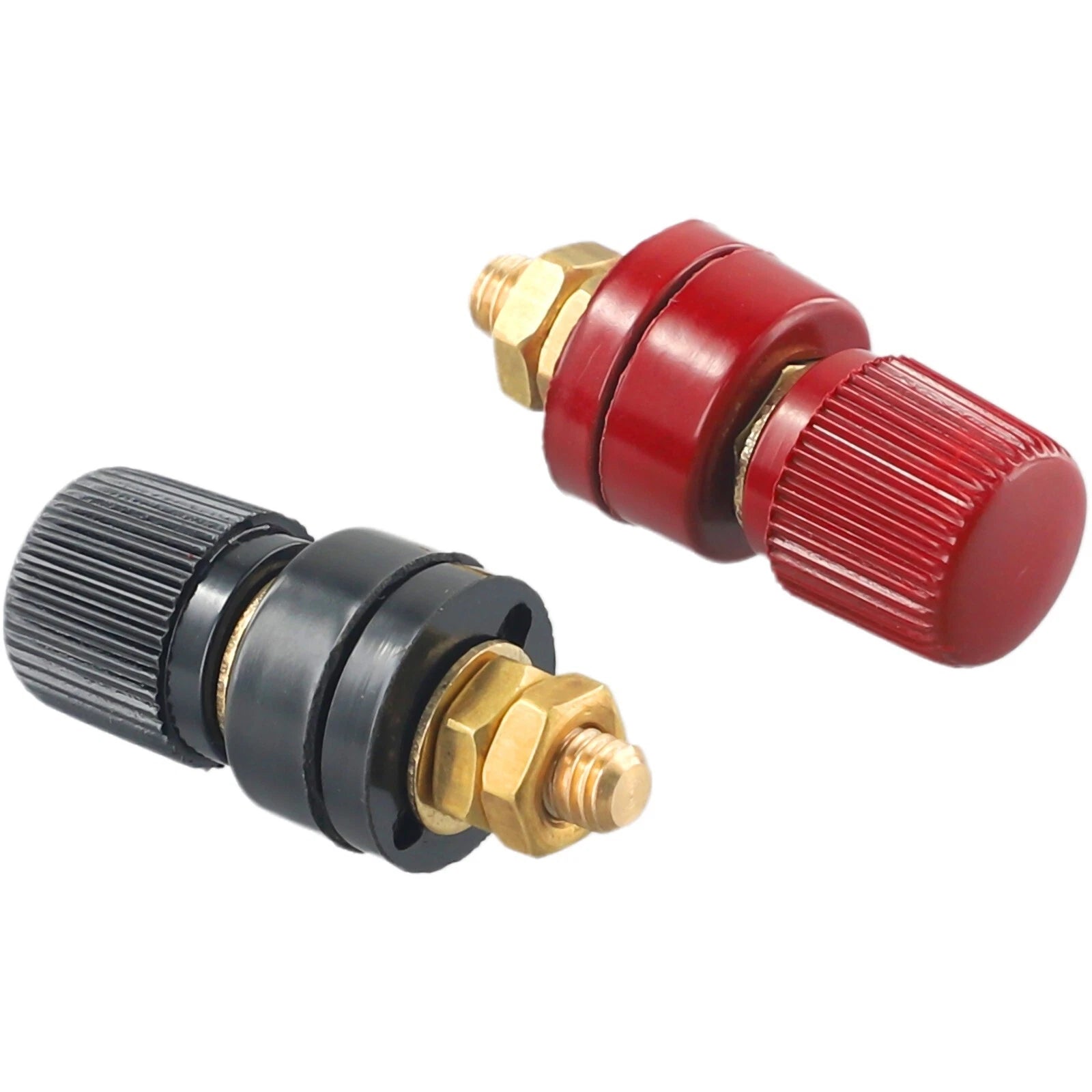 2X 6mm Brass Stud Remote Battery Power Junction Post Connector Terminal