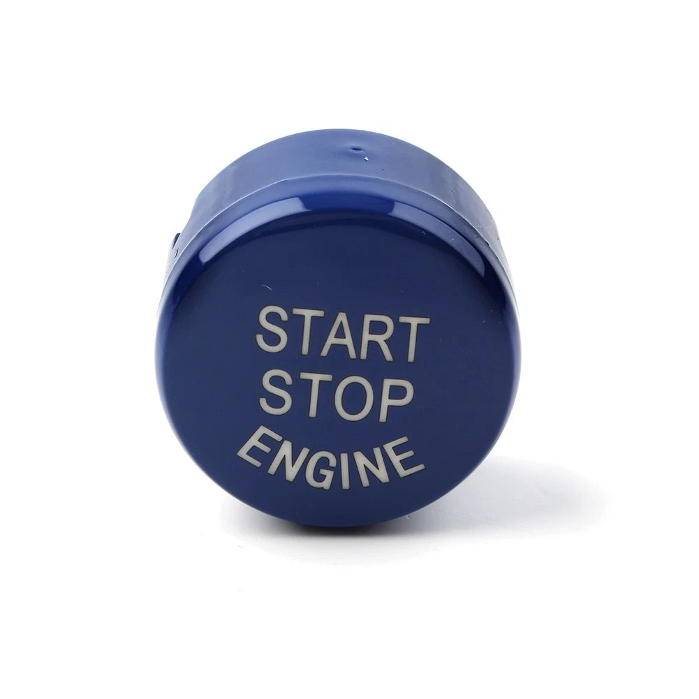 Start Stop Engine Button Switch Cover for BMW F Series (Universal, Blue)
