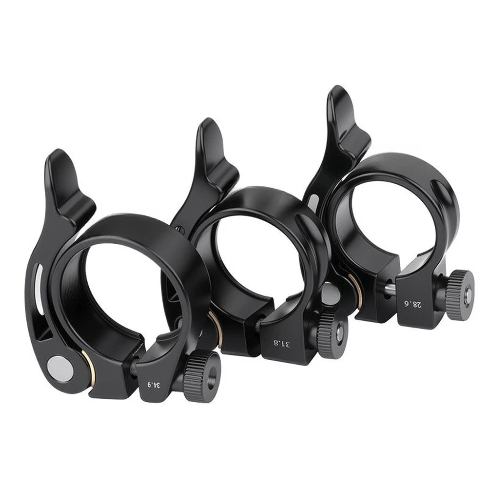 Aluminum Seatpost Clamp 28.6/31.8/34.9mm for Various Bikes (No Specific Years)