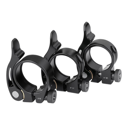 Aluminum Seatpost Clamp 28.6/31.8/34.9mm for Various Bikes (No Specific Years)