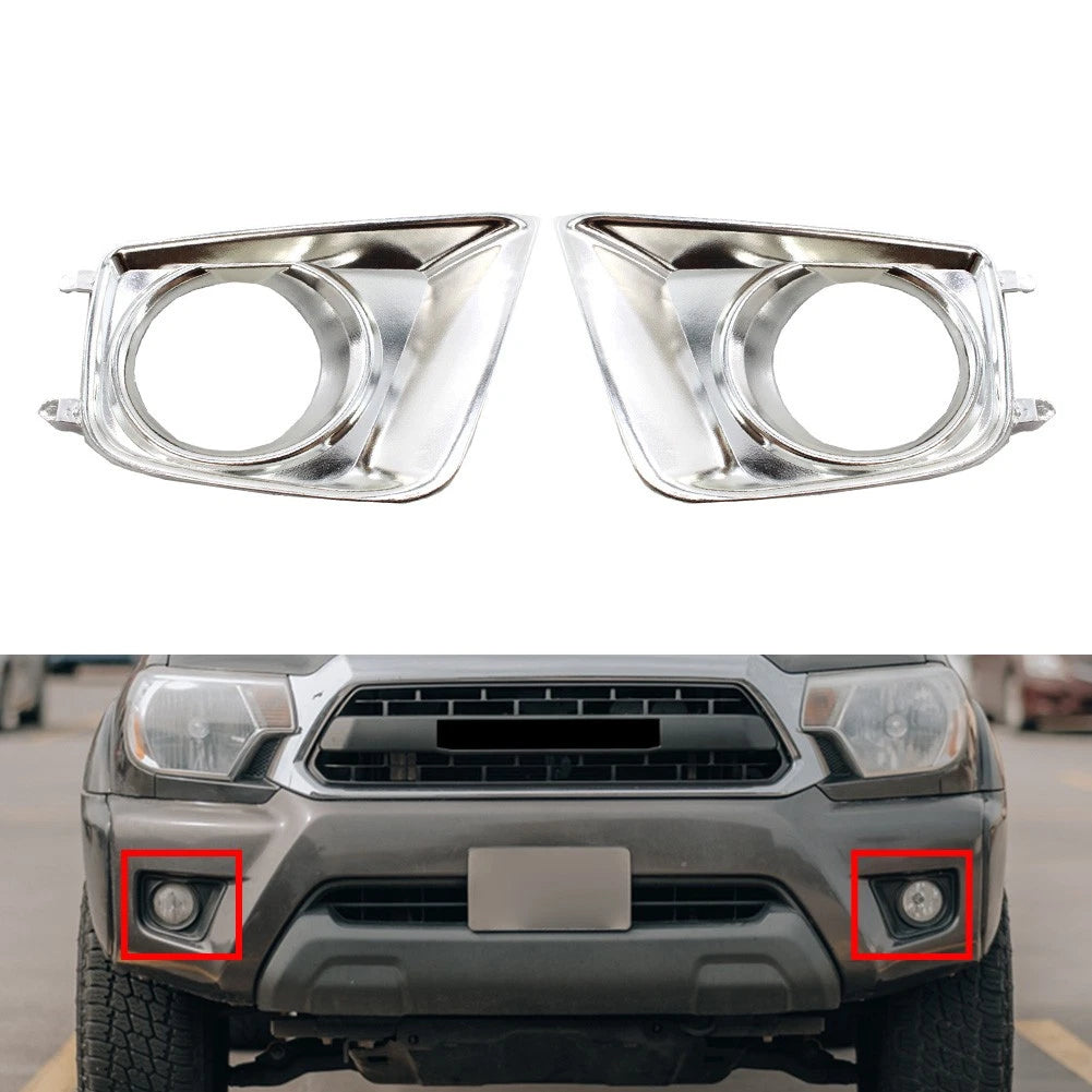 Fog Light Trim Bezel Chrome Cover for Toyota Tacoma (2012–2015)
