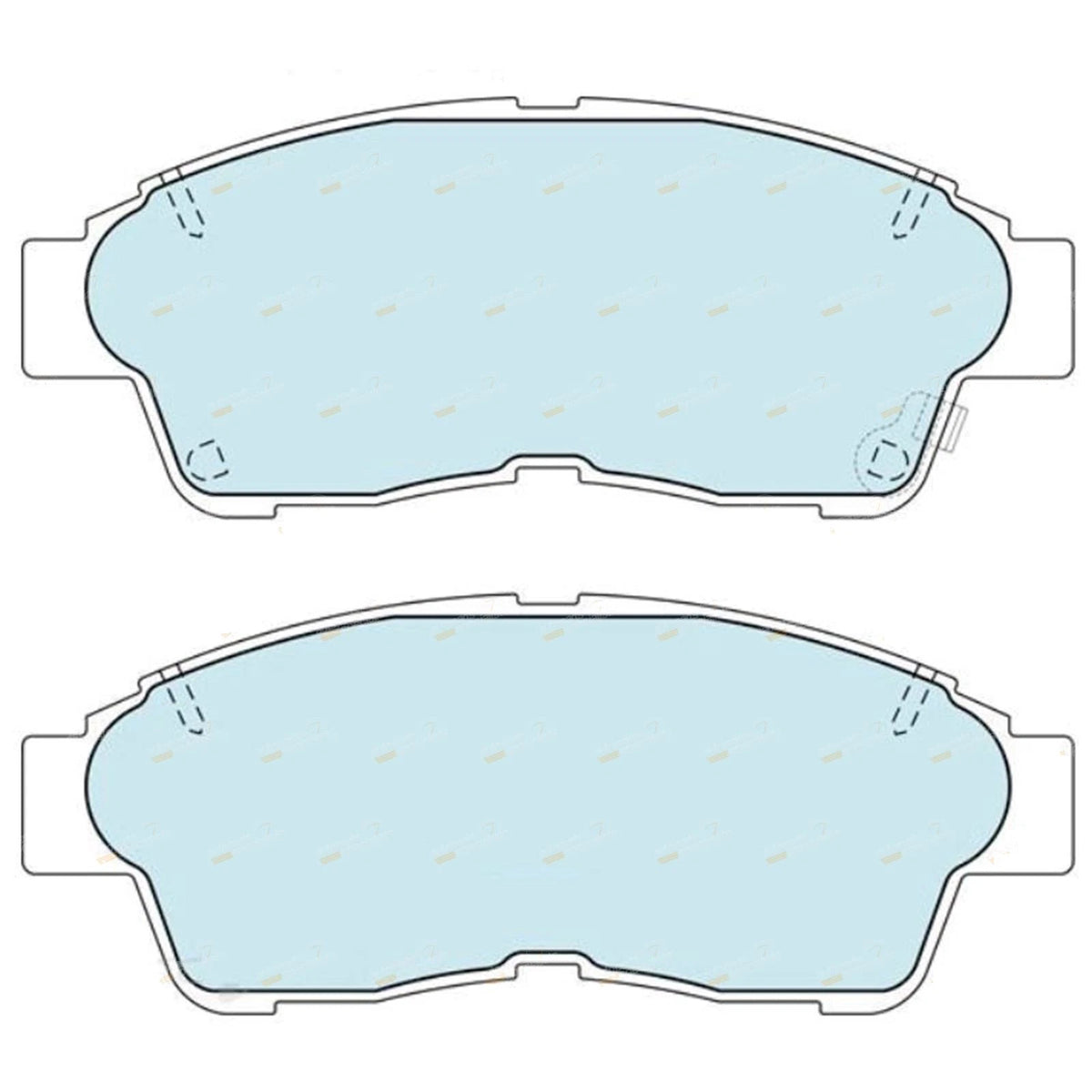 Set of 4 Bendix Disc Brake Pads for Holden Nova LG (1994–1996) 4A-FE 7A-FE