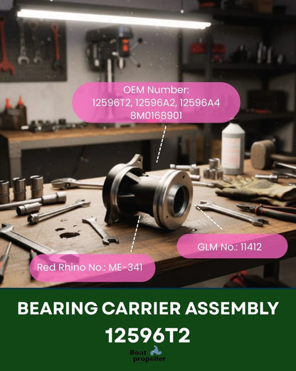 Bearing Carrier for Mercury, Force, Mariner 12596T2 (Without Oil Seal)